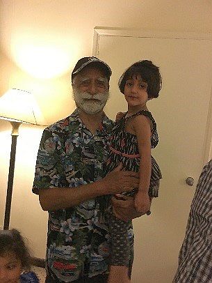 With Chaudhary granddaughter